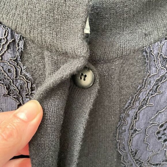 Anthropologie Field Flower Wool Bell Sleeve Cardigan Sweater Shacket $198 S - Picture 5 of 10